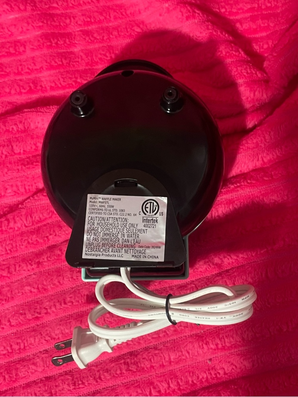 Mini Waffle Maker - Picture 3 of 3